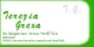 terezia grexa business card